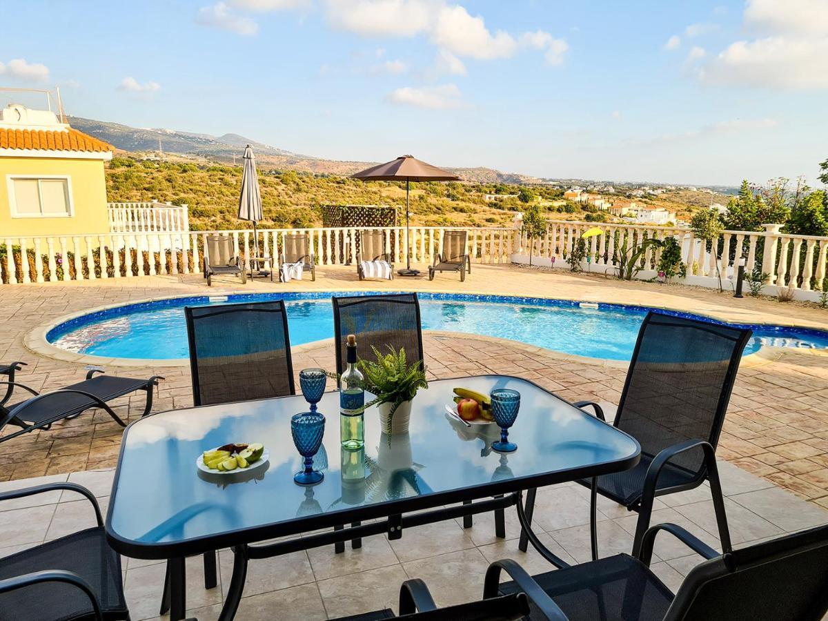 Katya-Sofia Villa - Tranquility With Sea View Peyia Extérieur photo