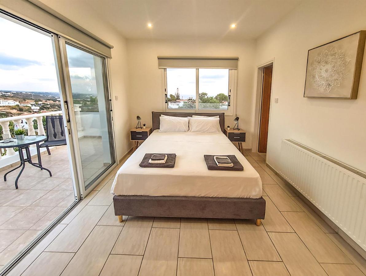 Katya-Sofia Villa - Tranquility With Sea View Peyia Extérieur photo