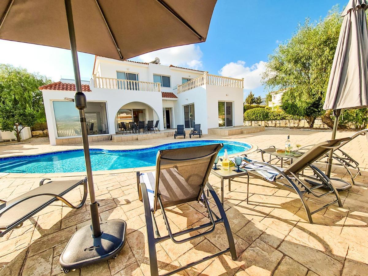 Katya-Sofia Villa - Tranquility With Sea View Peyia Extérieur photo