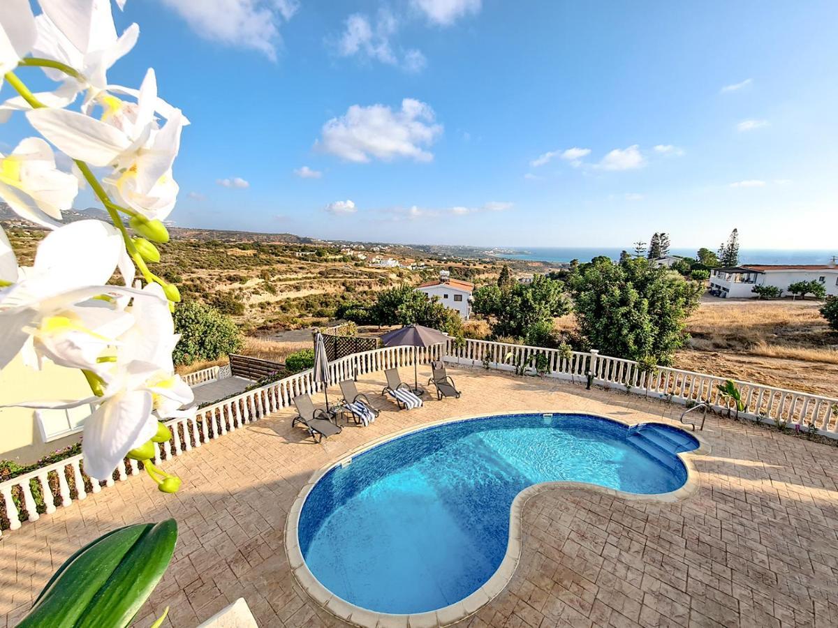 Katya-Sofia Villa - Tranquility With Sea View Peyia Extérieur photo