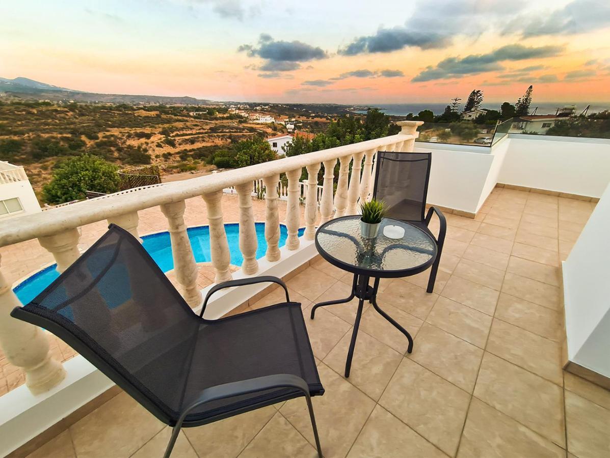 Katya-Sofia Villa - Tranquility With Sea View Peyia Extérieur photo
